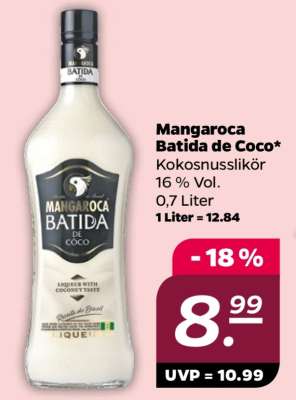 MANGAROCA Batida de Côco