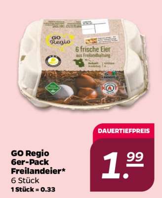 GO Regio 6er-Pack Freilandeier