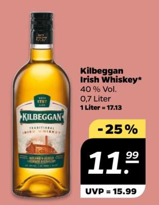 KILBEGGAN Irish Whiskey