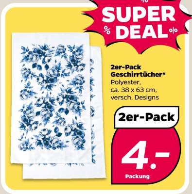 2er-Pack Geschirrtücher