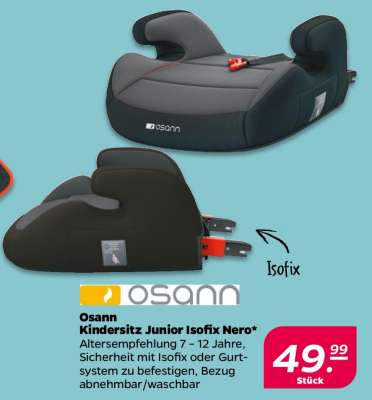 Osann Kindersitz Junior Isofix Nero