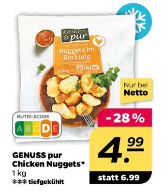 GENUSS pur Chicken Nuggets*