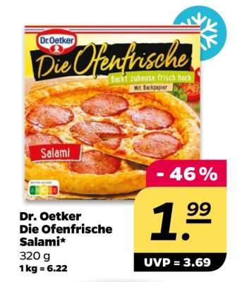 Dr. Oetker Die Ofenfrische Salami*