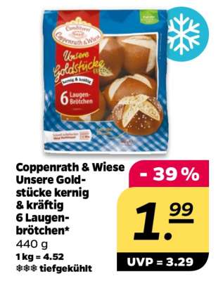 Coppenrath & Wiese Unsere Goldstücke kernig & kräftig 6 Laugenbrötchen