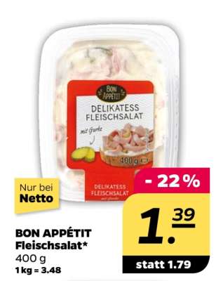BON APPÉTIT Fleischsalat*