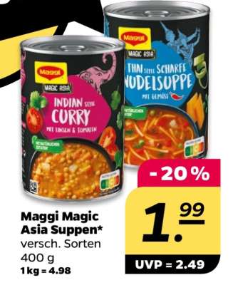 Maggi Magic Asia Suppen