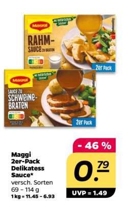 Maggi 2er-Pack Delikatess Sauce