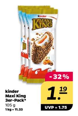 kinder Maxi King 3er-Pack*