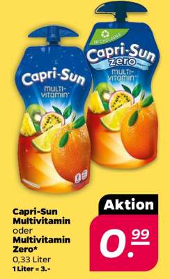 Capri-Sun Multivitamin oder Multivitamin Zero