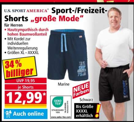 Sport-/Freizeit-Shorts „große Mode“