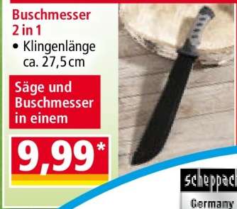 Buschmesser 2 in 1