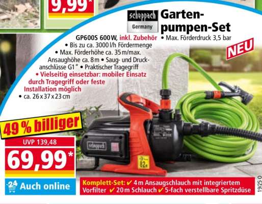 Gartenpumpen-Set