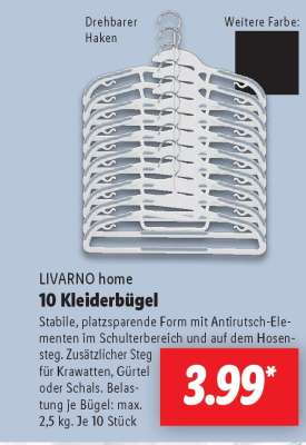 10 Kleiderbügel