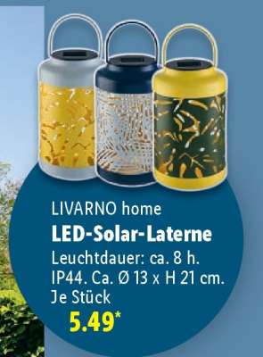 LED-Solar- Laterne