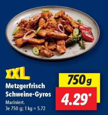 Metzgerfrisch Schweine-Gyros