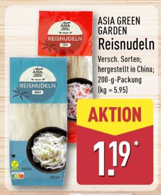 ASIA GREEN GARDEN Reisnudeln