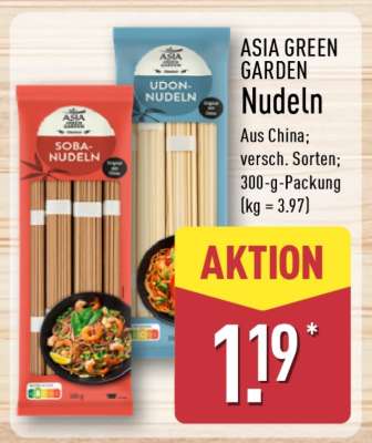 ASIA GREEN GARDEN Nudeln