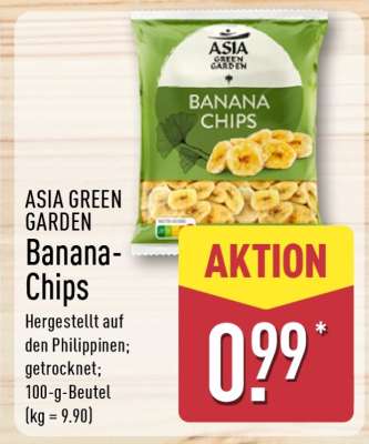 ASIA GREEN GARDEN Banana-Chips