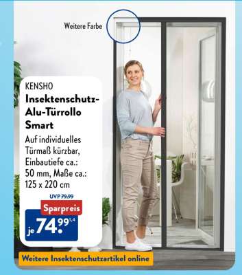 Kensho Insektenschutz-Alu-Türrollo Smart