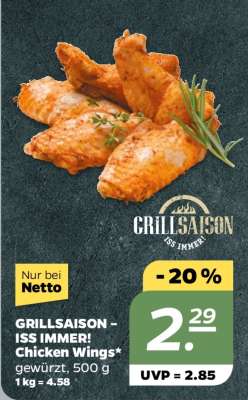 GRILLSAISON – ISS IMMER!* Chicken Wings*