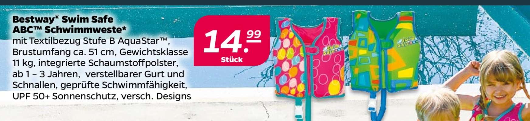 Bestway Swim Safe ABC Schwimmweste