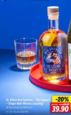 St. Kilian Bud Spencer – The Legend – Single Malt Whisky (rauchig)
