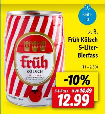 Früh Kölsch 5-Liter-Bierfass