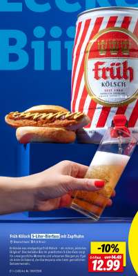 Früh Kölsch 5-Liter-Bierfass mit Zapfhahn