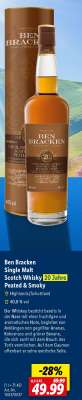 Ben Bracken Single Malt Scotch Whisky 20 Jahre Peated & Smoky