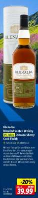 Glenalba Blended Scotch Whisky 19 Jahre Oloroso Sherry Cask Finish