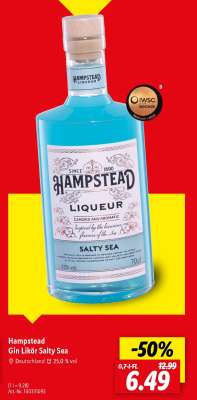 Hampstead Gin Likör Salty Sea
