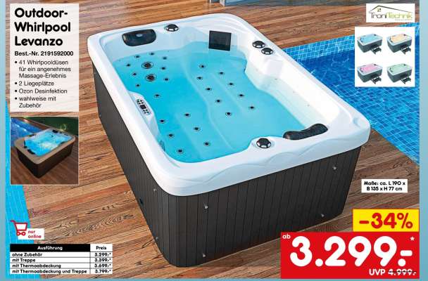Outdoor-Whirlpool Levanzo