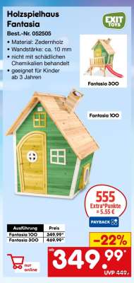 Holzspielhaus Fantasia