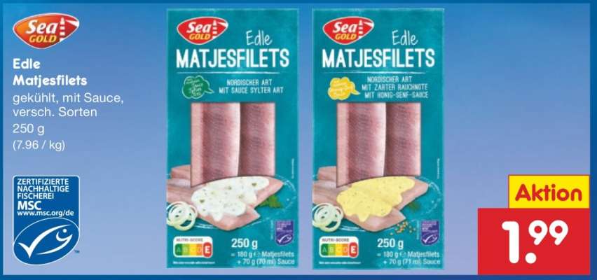 Edle Matjesfilets