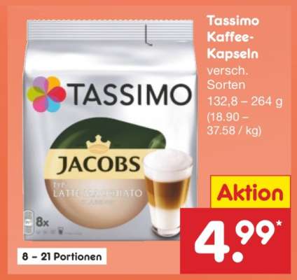Tassimo Kaffee- kapseln*