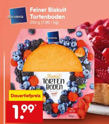 Feiner Biskuit Tortenboden