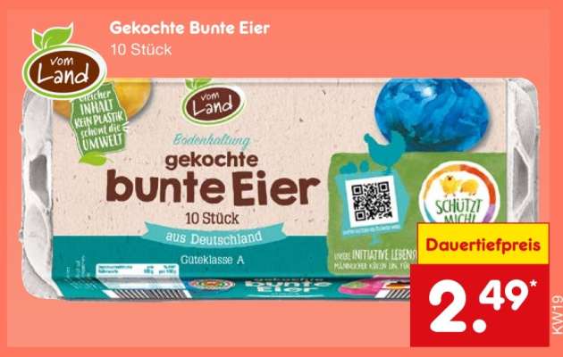 Gekochte Bunte Eier