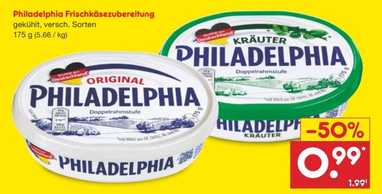 PHILADELPHIA Frischkäsezubereitung