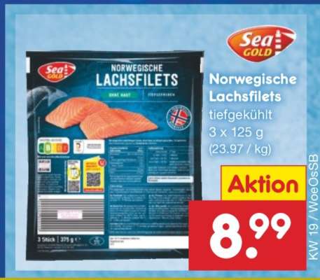 Norwegische Lachsfilets