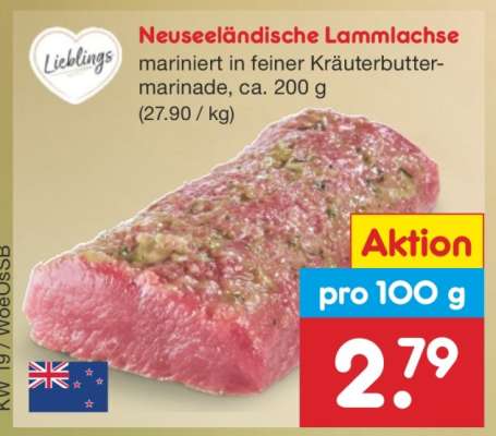 Neuseeländische Lammlachse