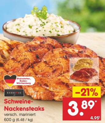 Schweine- nackensteaks