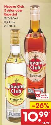 Havana Club 3 Años oder Especial