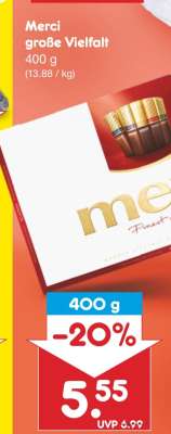 Merci Große Vielfalt
