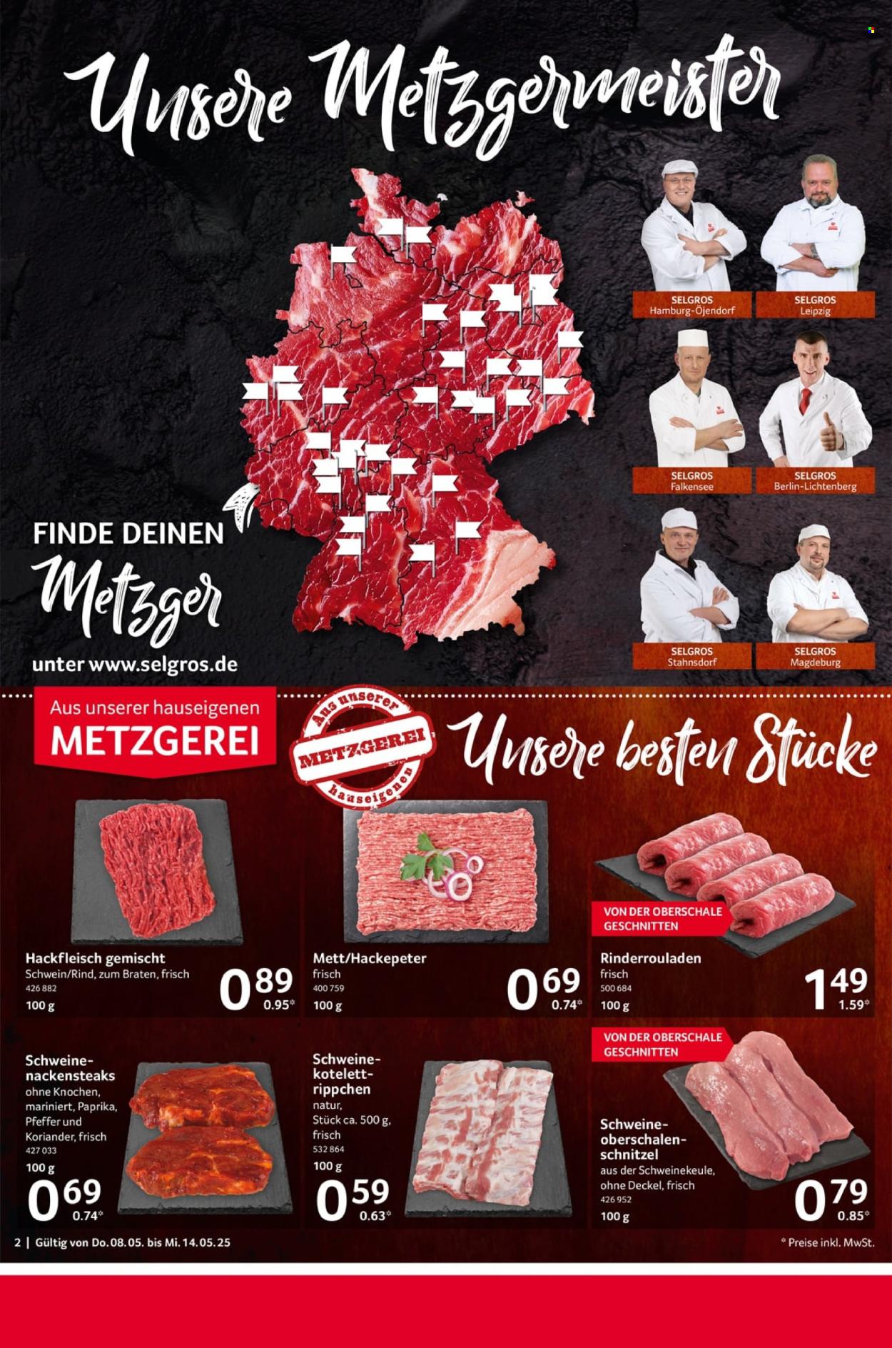 Selgros Prospekte  - 8.05.2025 - 14.05.2025. Seite 1