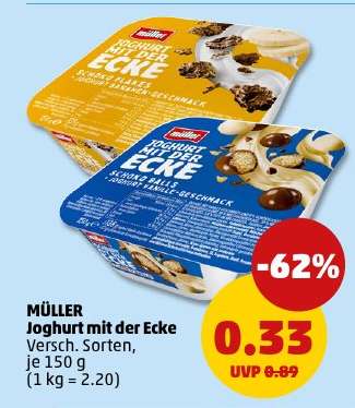 MÜLLER Joghurt mit der Ecke
