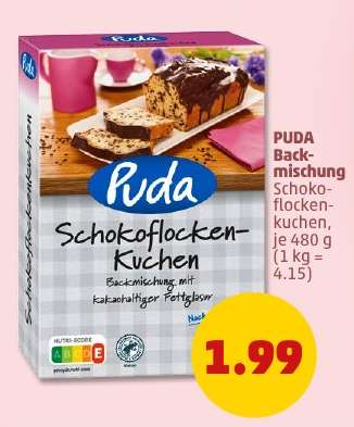 PUDA Backmischung Schokoflockenkuchen