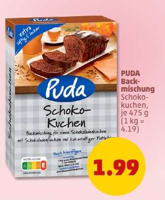 PUDA Backmischung Schoko-kuchen