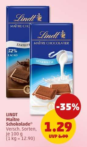 LINDT Maître Schokolade