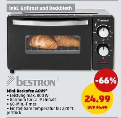 Mini-Backofen AOV9