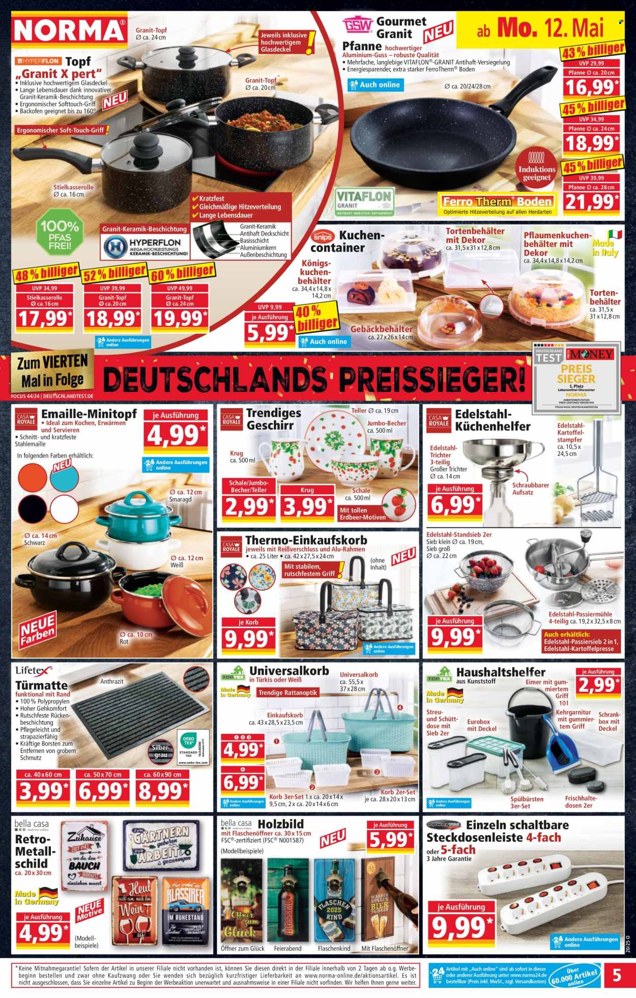 Norma Prospekte  - 12.05.2025 - 18.05.2025. Seite 1